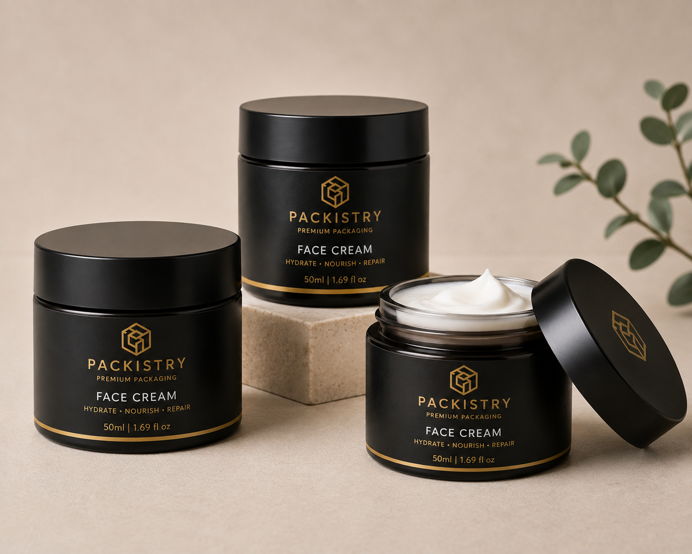 Cream jars